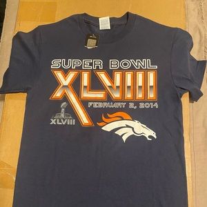 Denver Broncos T-shirt NFL Football Super Bowl XLVIII 2014 Men's Small T-shirt